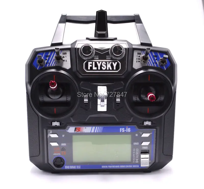 FLYSKY FS-i6 i6 2.4G 6CH AFHDS Transmitter With iA6B X6B A8S R6B iA10B RX2A Receiver Radio Controller for RC FPV Drone Airplane | Игрушки и