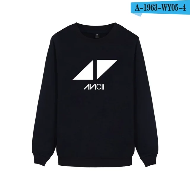 navy blue DJ толстовки avicii для мужчин и женщин Повседневная Толстовка с длинным рукавом Уличная пуловер Весна Осень Кофты Хип Хоп куртка пальто одежда - Цвет: navy blue