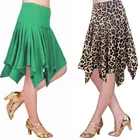 Юбка женская для латиноамериканских танцев, распродажа, платья для танцев, тренировок, выступлений, красного, черного, леопардового, ча-ча, румбы, самбы, танго