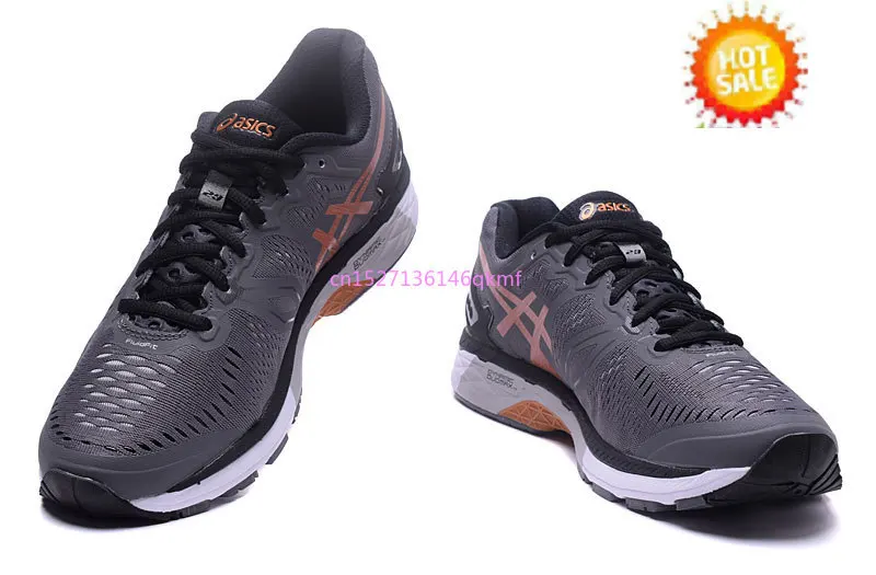Горячая распродажа Новые ASICS GEL-KAYANO 23 T646N мужские кроссовки спортивная обувь кроссовки Удобная уличная спортивная обувь