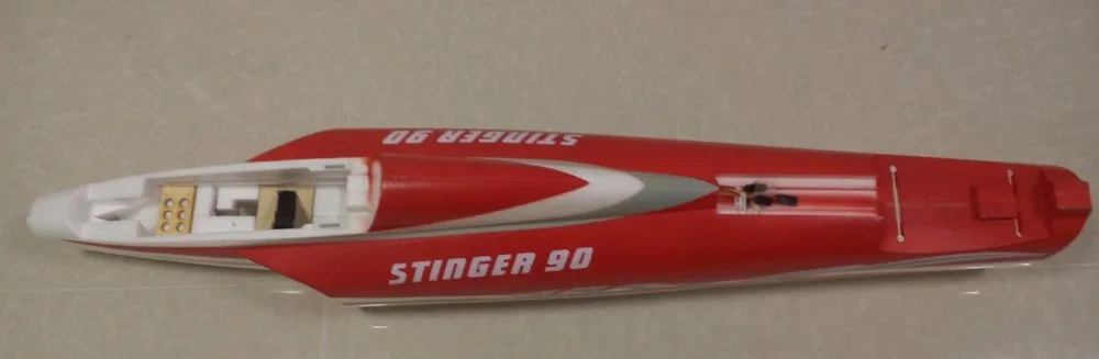 081 RC модель часть нос шасси для свободного хода Stinger 90 мм RJ30511