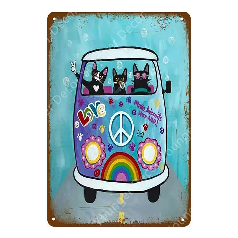 YD2691H Vintage Home Decor Classic Car Bus Truck Campervan Metal Signs Painting Art Poster Garage Pub Bar Plate Wall Plaque YH046 - Цвет: YD2691H