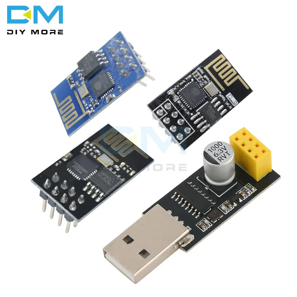 ESP 01 адаптер UART ESP8266 CH340 CH340G USB для 01S серийная Беспроводная плата программирования