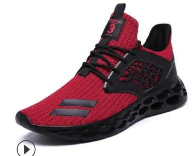 LZJ новые мужские белые кроссовки унисекс теннисные светильник Zapatillas Deportivas Hombre сетчатая Повседневная Вулканизированная Обувь Sapato Masculino - Цвет: G21-RED