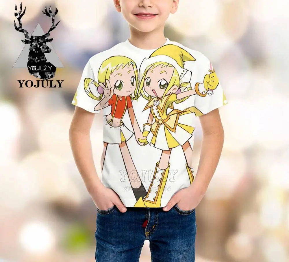 13 YOJULY Witch Doremi harajuku/детская одежда с 3d принтом для маленьких мальчиков и девочек-подростков детская футболка Лидер продаж, модные топы, футболки Modis A320 - Цвет: 13