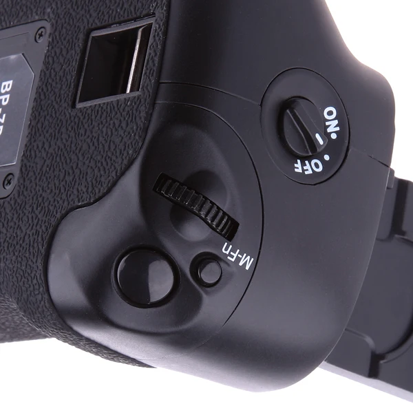 Черный высокая силы проектирование пластик аккумулятор захват для Canon EOS 7D DSLR