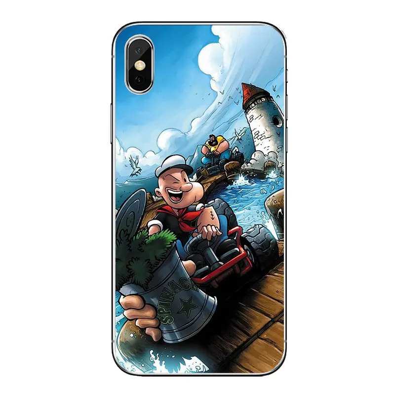 Прозрачные мягкие чехлы с рисунком аниме popeye poker для Xiaomi Mi A1 A2 5X6X8 lite SE Pro Max Mix 2 2S 3 Mi5