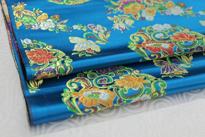 Платья Чонсам для девочек китайские халаты Монголия Ветер жаккардовая ткань