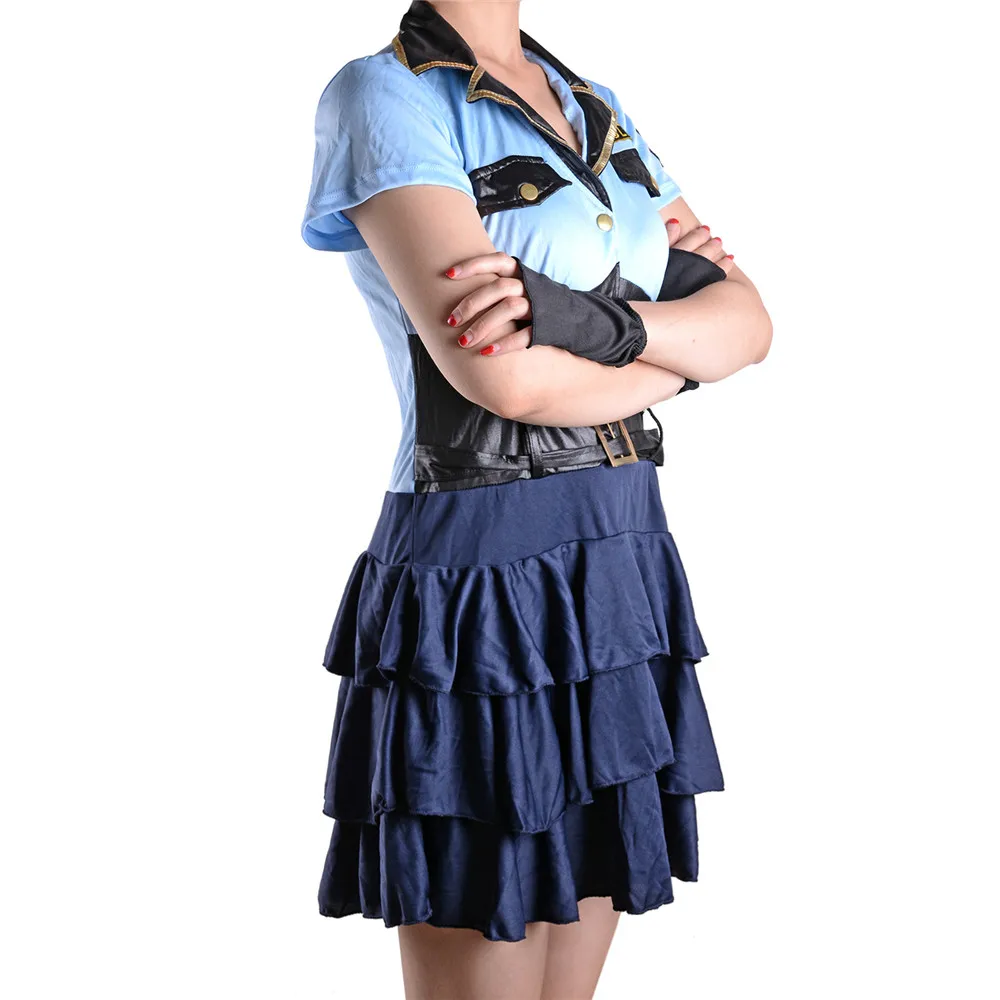 Сексуальный костюм полицейского плюс Размеры Mrs офицер форма Outift с полиции Hat