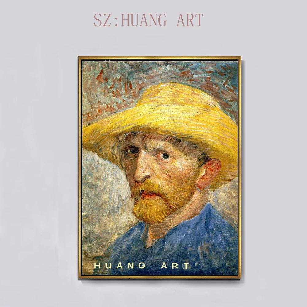 

28/5000 Large frescoes. Hand-painted figures of famous van gogh himself. Decorated hotels and homes and cafes