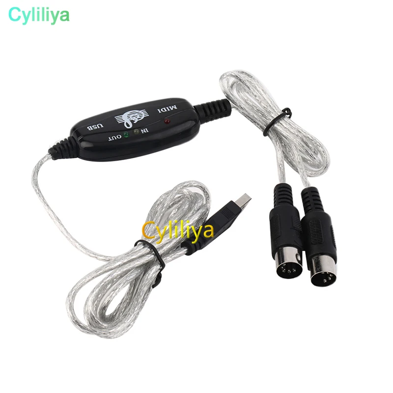 Новинка 100 компл./лот 1 8 M USB Встроенный адаптер ПК для музыкальной клавиатуры
