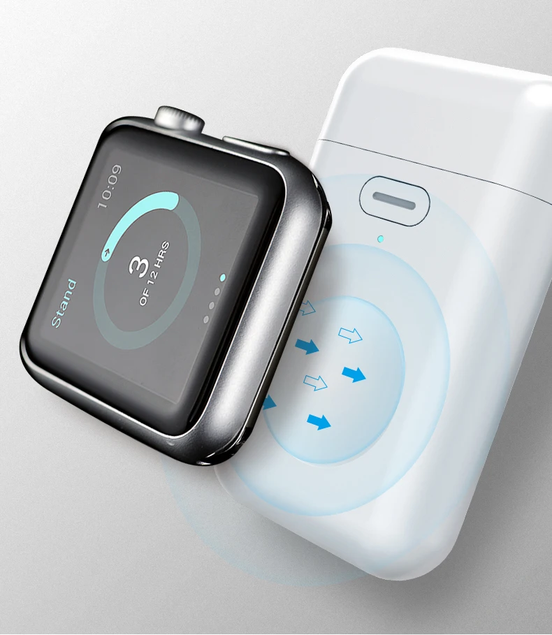 Быстрое беспроводное зарядное устройство QI для Apple Watch Series 1 2 3 4 5 6 SE Мини Внешняя