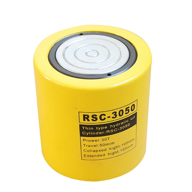 30 тонн короткий тип гидравлический цилиндр RSC-3050 ход гидравлического домкрата 50 мм нужно использовать с гидравлическими насосами