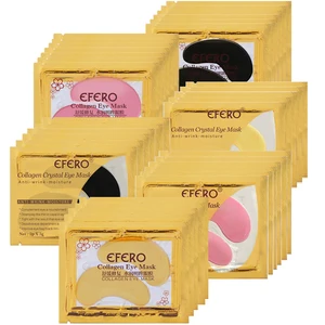 Коллагеновая прозрачная маска для глаз, гелевые патчи для глаз, Уход за глазами, удаление темных кругов, крем против морщин, гелевые подушечки для глаз с черным коллагеном