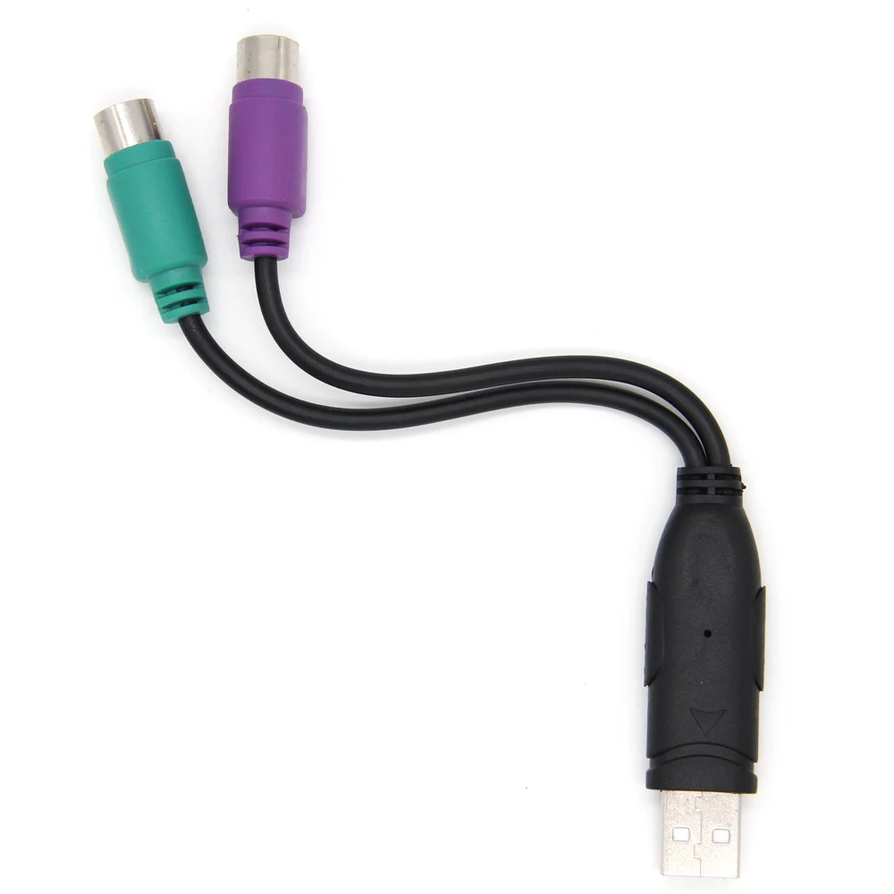 Usb кабель для PS2 с разъемом Папа мама и переходником PS/2 Удлинительный клавиатуры