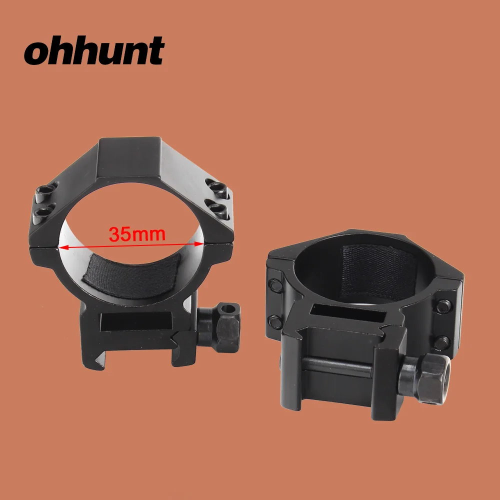 Ohhunt 2 шт охотничьи кольца с креплением 35 мм диаметр трубки низкий средний широкий