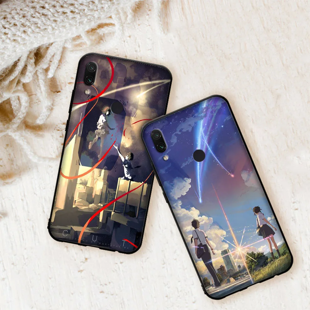 Аниме ваш Kimi no Na wa мягкий чехол для Xiaomi Redmi Note 7 4 4X6 Pro 5 Plus 5A 6A Go S2