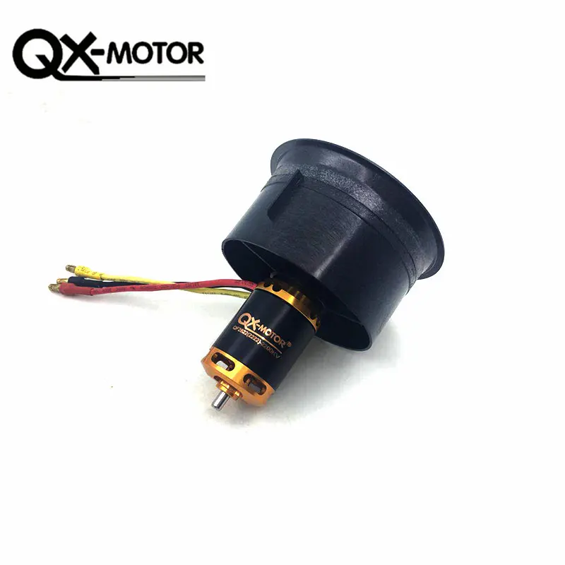 QX-MOTOR 64 мм EDF 2822 2200KV бесщеточный воздуховод вентилятор композитный материал