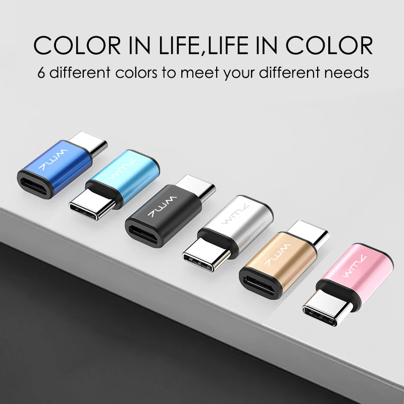 WMZ USB Type C конвертер адаптер Micro для преобразования разъема Huawei P9 LG G5 Xiaomi 4C OnePlus 2 Nexus