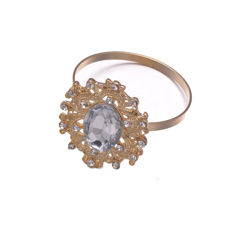 (L0466 ring) 30mmX34mm 50 шт./лот шлепанцы со стразами в винтажном стиле Для салфеток Кольца