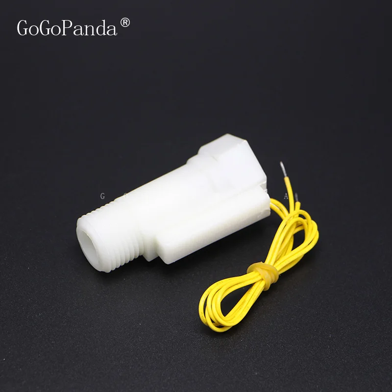 

ZFS-03P 1/2" 110V 220V Luquid Water Flow Sensor Switch Plastic Thread Ports Plastic Shell