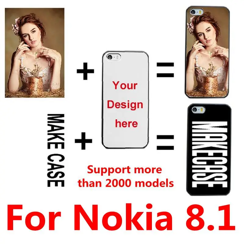 Чехол для Nokia 8 1 с индивидуальным фото именем на заказ|Бамперы| |