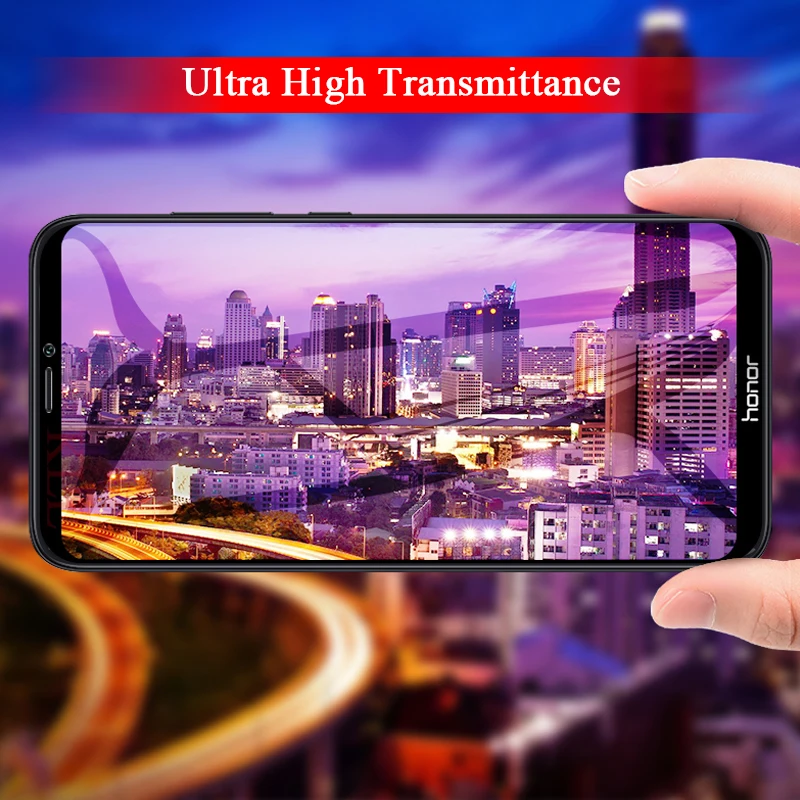 Закаленное стекло с полным покрытием для Huawei Honor Note 10 Play 7 9i Защитная пленка экрана
