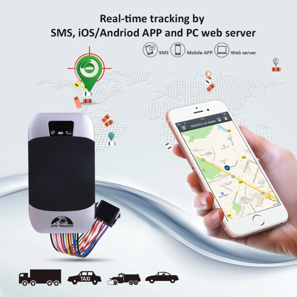 Автомобильный gps трекер gps локатор Coban TK303F водонепроницаемый отсекающий нефтяное топливо обнаруживает устройство слежения в реальном времени ударная сигнализация