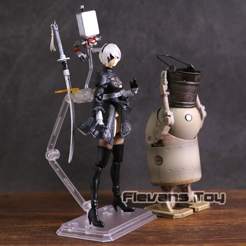 NieR Automata 2B& Machine Lifeform ПВХ фигурка куклы Йорга № 2 Тип B Коллекционная модель игрушки