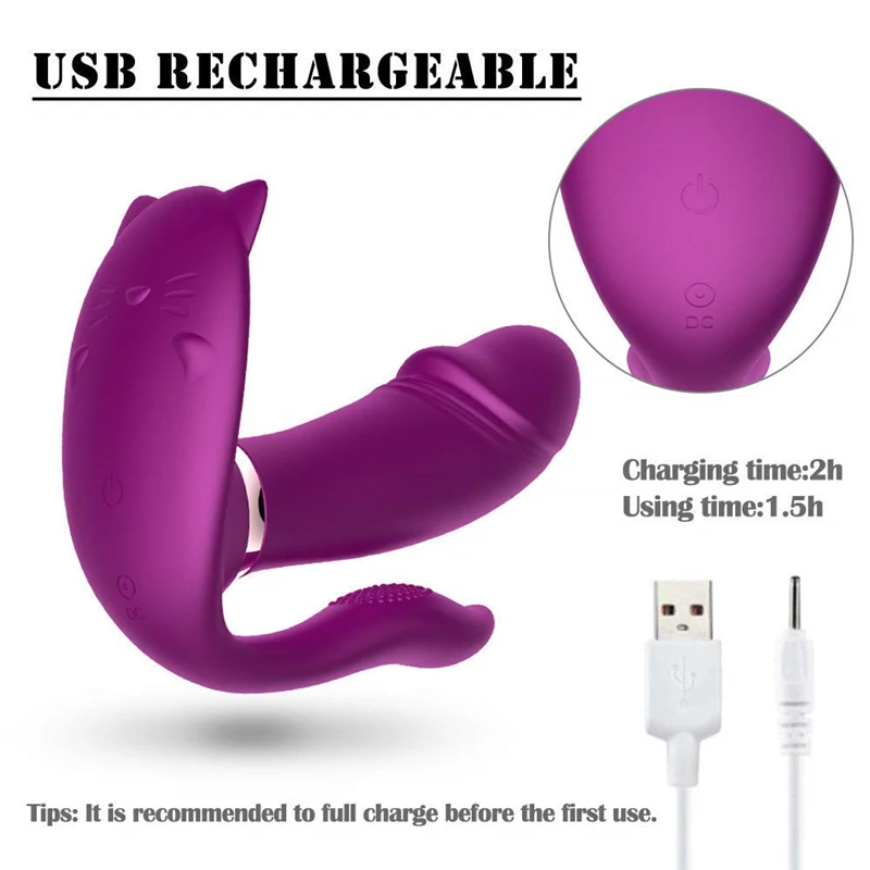 Женский Вибратор бабочка для точки G с беспроводным дистанционным управлением