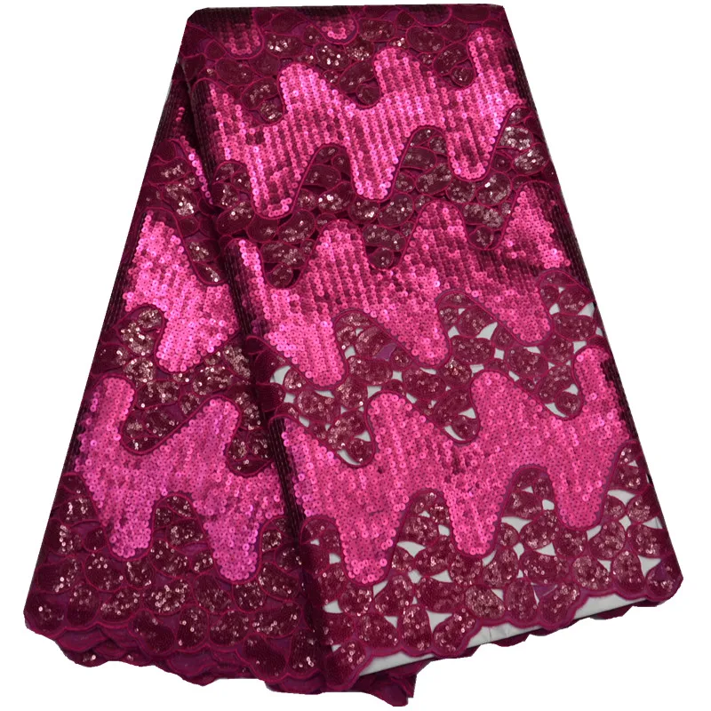 Последней Африканской Кружевной Ткани 2017 Французские Блестки Чистая Высокого