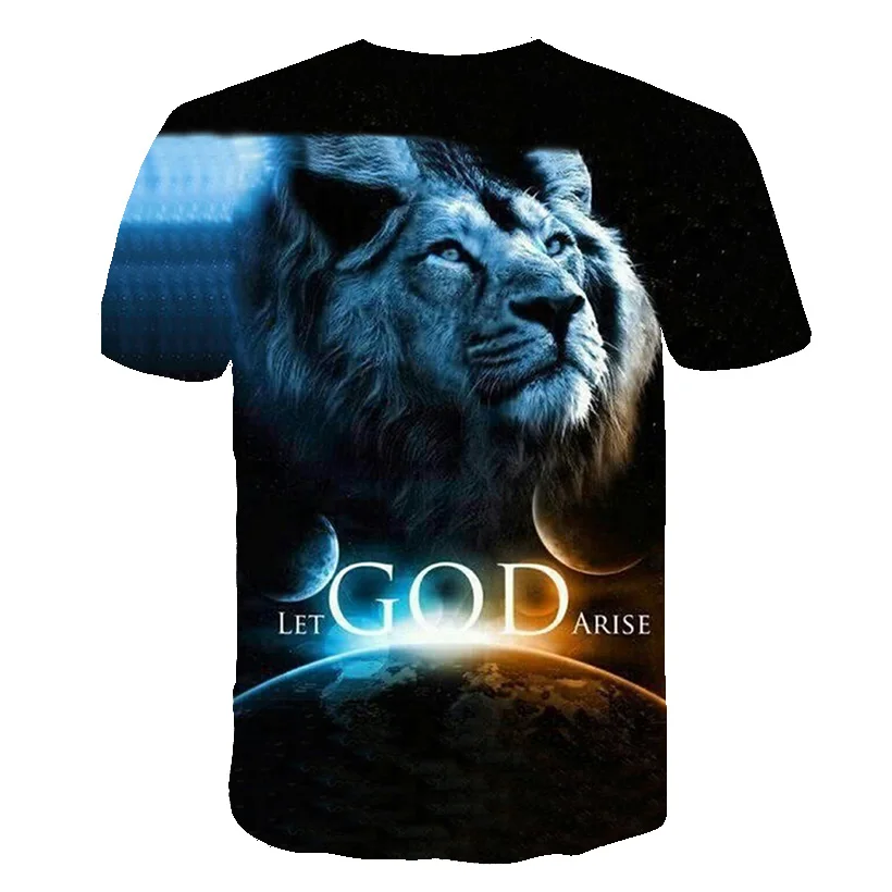 Модный тренд индивидуальные креативные узоры футболки с цифровым 3d рисунком