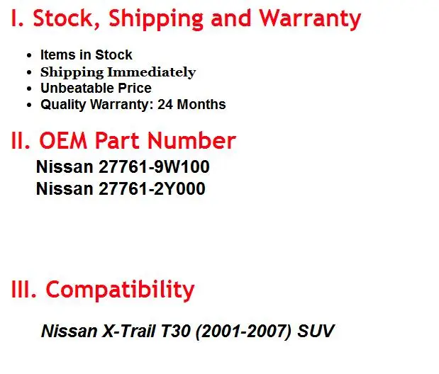 Двигатель вентилятора резисторный регулятор для Nissan X-Trail T30 внедорожник OE#27761-2Y000 277612Y000 277619W100 272258H31C