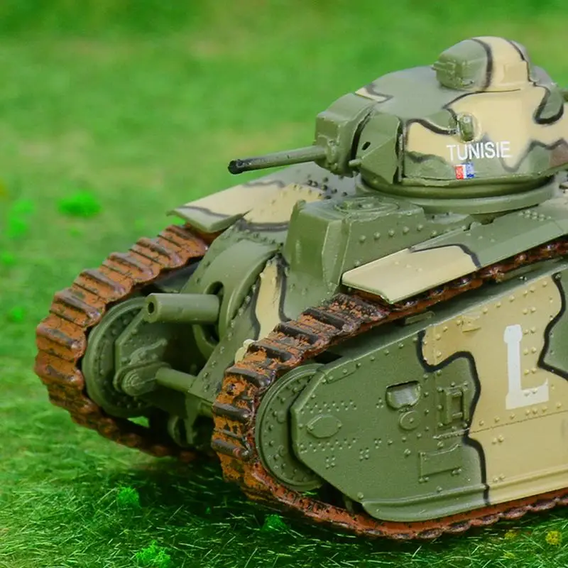 Предварительно встроенный 1/72 масштабе Char B1 французский Средний бак пробойник