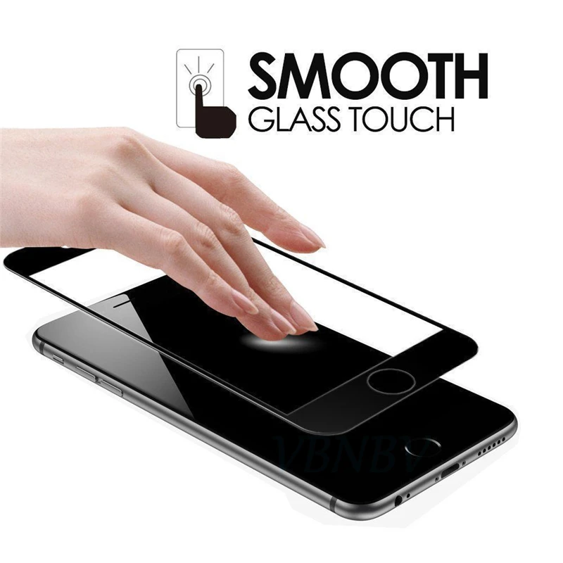 VBNBV 3D закаленное стекло для iPhone 7 8 6 6s Plus 5 5S SE 9H полная Защита экрана для iPhone X XR XS Max Защитная стеклянная пленка