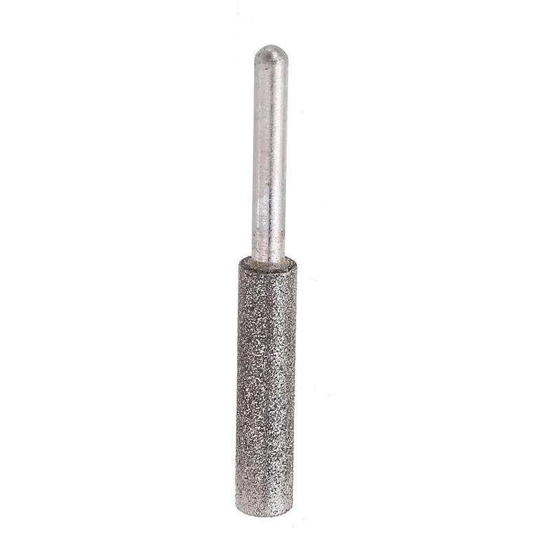 1pc 5mm 4/4. 4/5 мм Алмазная цепная пила Шлифовальная головка точилка полировки заусенцев камень файлов цепная пила для полировки металла недостаточно совершенная Шлифовка с помощью сверла - Цвет: 1pc 5mm