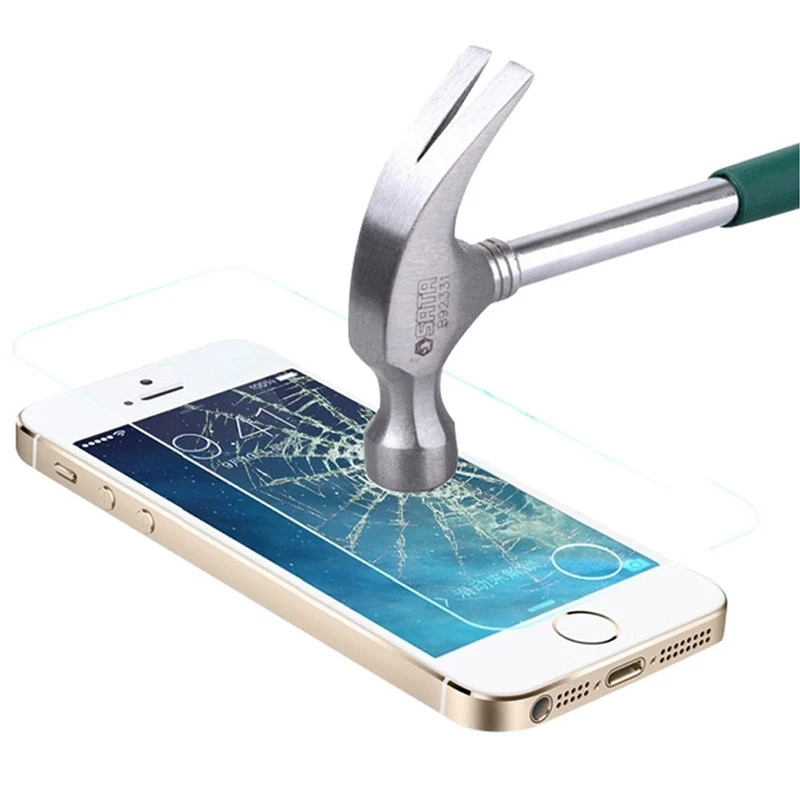 SRLEEKING стекло на iPhone 5s HD прозрачная защитная пленка для экрана из закаленного