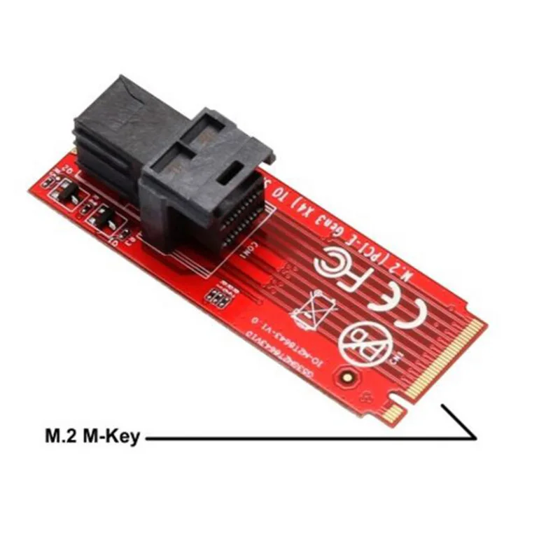 U.2 (SFF 8639) к M.2 M Key NVMe адаптер Mini SAS SFF 8639 адаптер|mini sas|mini minimini adapter |