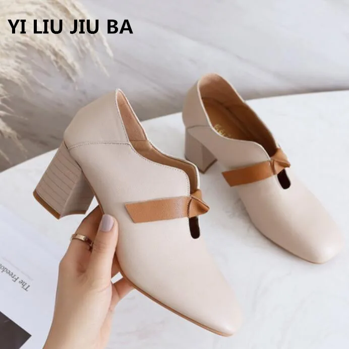 Женская обувь на высоком каблуке с бантом для вечеринок большие Size34-40 2019 | Обувь