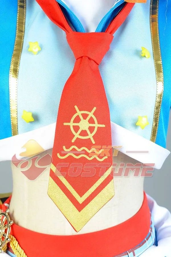 LoveLive костюм моряка Love Live Hoshizora Rin Navy Косплей Костюм Униформа для женщин девочек морской Аниме костюм на Хэллоуин полный комплект