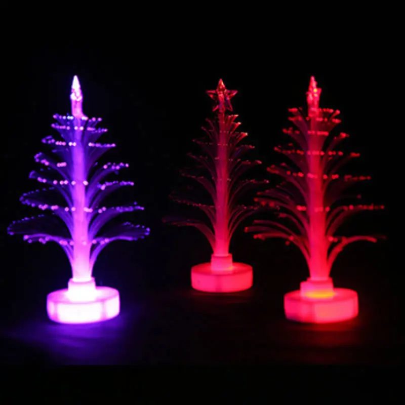 1 шт. разноцветная волоконно оптическая светодиодная Рождественская елка