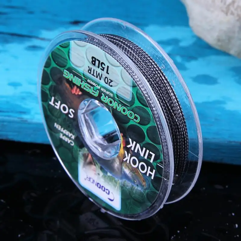 Леска рыболовная плетеная камуфляжная из ПЭ 20/65 6 футов 15/20/35 фунтов|carp fishing line|fishing