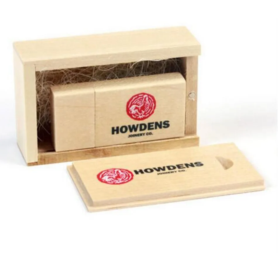 Брендовая новая деревянная флешка с DIY-логотипом, печатью на шёлке, версией USB 2.0 для хранения данных (Минимальный заказ 30 штук) на.