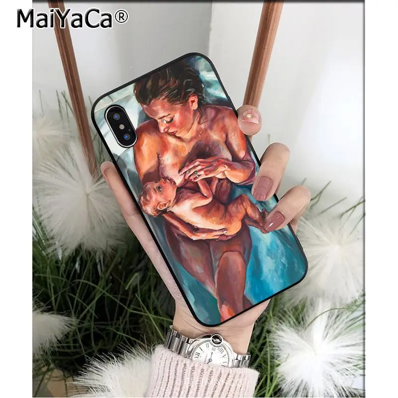 MaiYaCa беременной мамы рожать детей возрастом от ТПУ мягкий чехол для телефона с