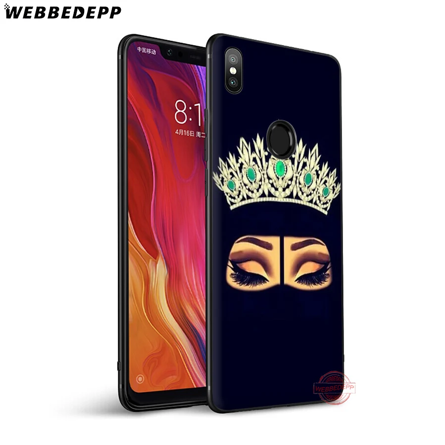 Женский Мягкий силиконовый чехол WEBBEDEPP в хиджабе для Xiaomi Mi 6 8 9 SE MAX 3 A1 A2 Lite F1 |