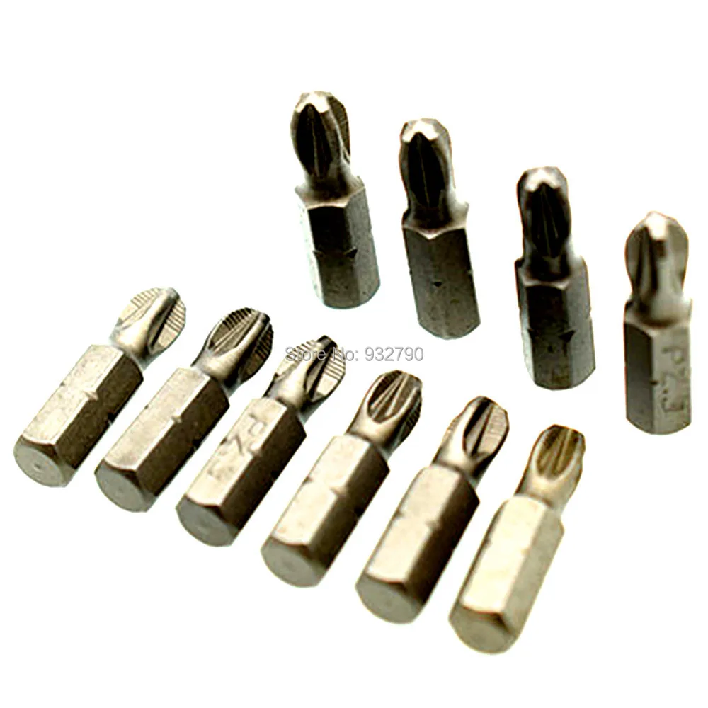 Отвертка с шестигранной отверткой 10x 1/4 &quot25 м 50 мм Pz1 Pz2 Pz3 Магнитная отвертка
