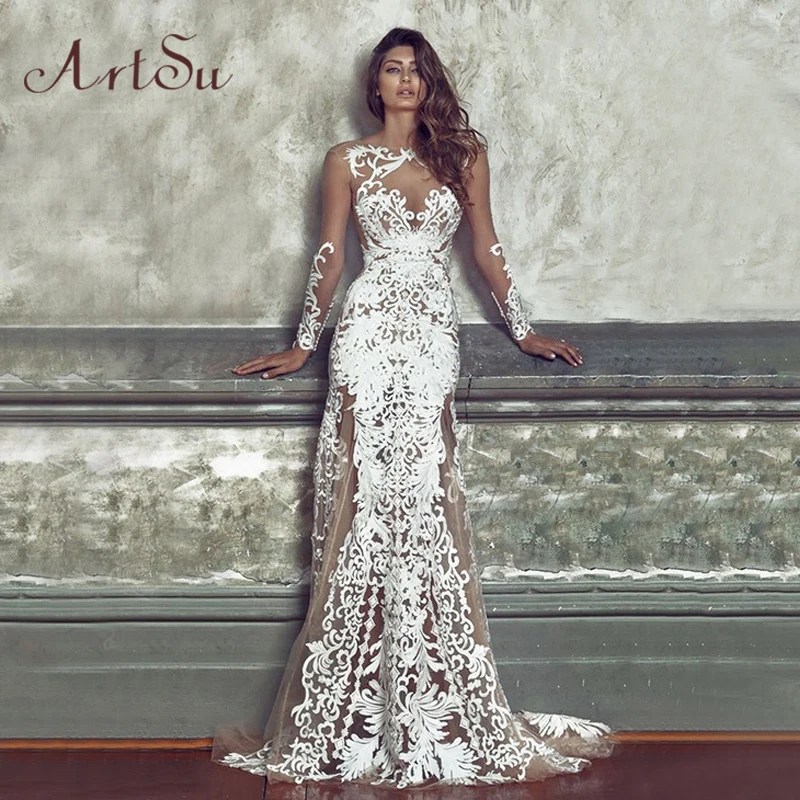 Арцу осеннее белое кружевное свадебное платье вечерние платья Макси женское
