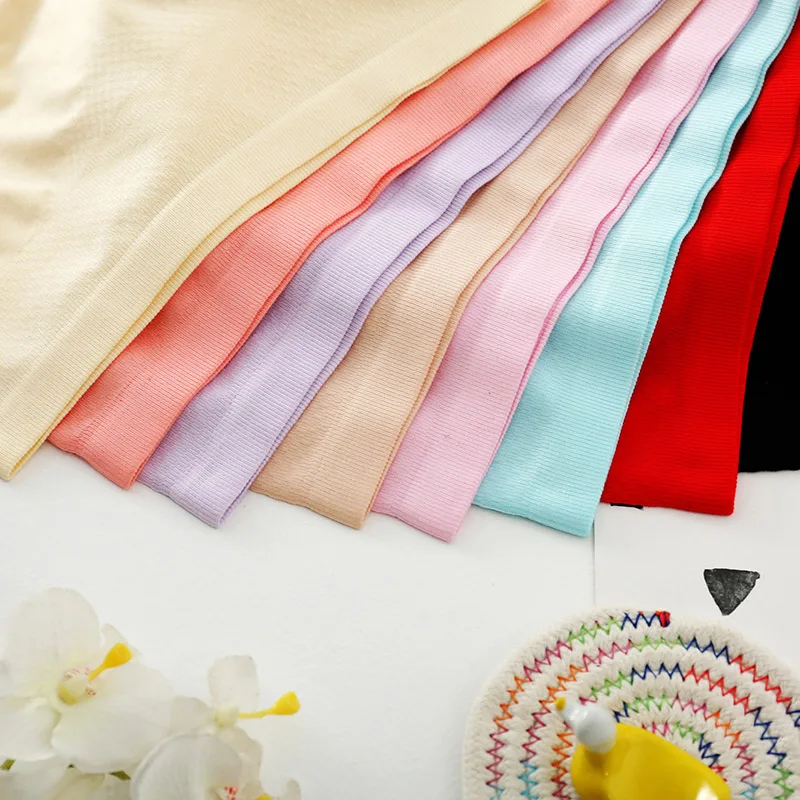 Сексуальные Бесшовные женские трусы с высокой талией Женские однотонные