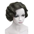StrongBeauty 1920's Flapper Hair style s для женщин, короткие синтетические парики в стиле ретро