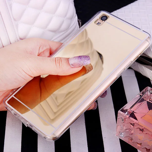 Zagter ТПУ зеркальный чехол для Oppo F5 F3 R11 F1 R11S Plus R7 R7S R9S A83 A77 A79 A71 A51 A31 A35 A37 задняя крышка